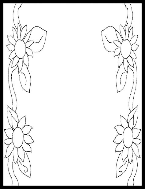 Simple Page Border Designs To Draw Free Download On Clipartmag