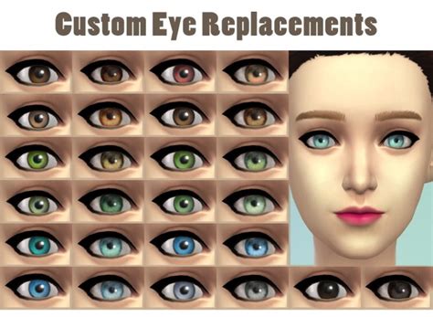 Custom Eye Replacements At Jsboutique Sims 4 Updates