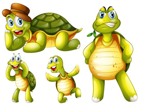 Cartoon Tortoise Vector Vector Graphics Blog