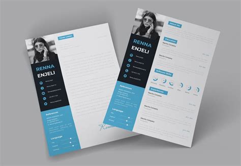 Free Resume Template In Indesign Format 2022 Daily Mockup Riset