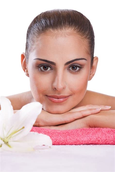 Brunette Spa Woman Stock Image Image Of Lifestyle Body 20734677