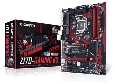 Gigabyte Ga Z170 Gaming K3 Rev 10 Motherboard Specifications On