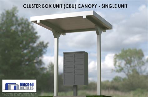 Cluster Mailbox Shelters Mailbox Canopies Mitchell Metals
