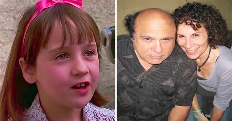 at age 31 matilda star reveals danny devito and rhea perlman looked after her when her mom died