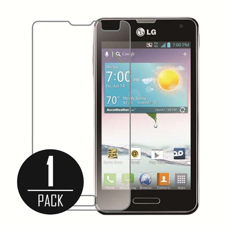 Optimus F3 Screen Protector Cover Mpero Collection Clear Screen