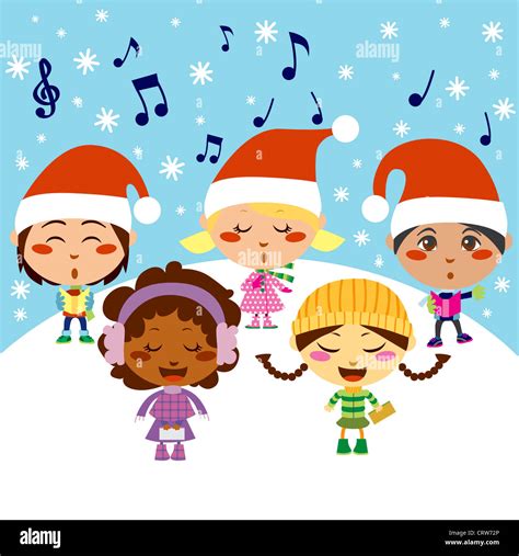 Kids Singing Christmas Carols Hi Res Stock Photography And Images Alamy