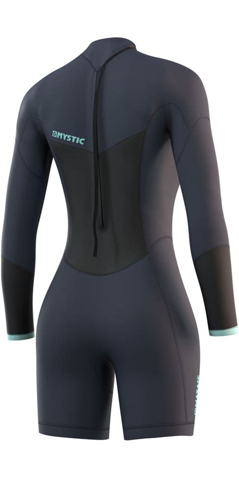 2021 Mystic Womens Brand 32mm Long Sleeve Shorty Wetsuit 210322