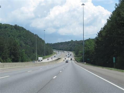 Alabama Interstate 459 Northbound Cross Country Roads