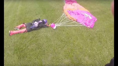 Both Parachutes Failed Skydiving Malfunction With Hard Landing Youtube