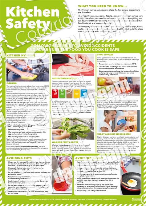 Accidents in the kitchen are a common risk for seniors. Kitchen Safety Poster by Daydream Education