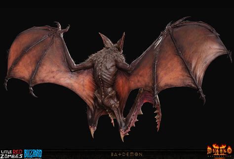 Diablo Ii Resurrected — Bat Demon By Little Red Zombies — Prouserme