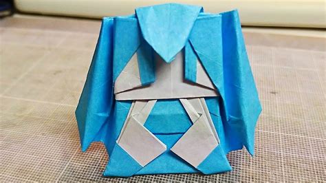 Hatsune Miku Origami By Tky Tutorial Youtube