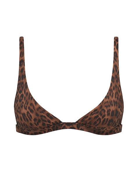 Leopard Bralette Bikini Top Ark Swimwear