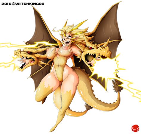 Kaiju Girl Ghidorah By Witchking00 Hentai Foundry