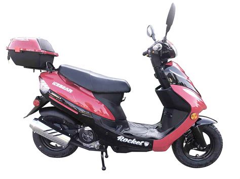 50cc Scooters Cobra 50cc 4 Stroke Moped Scooter 49cc Electric Start