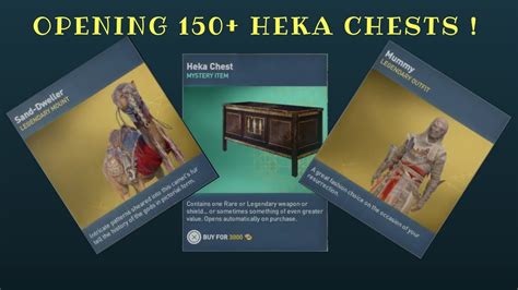 Assassin S Creed Origins Opening Heka Chests YouTube
