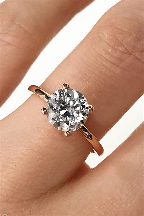 27 Simple Engagement Rings For Girls Who Love Classic Style