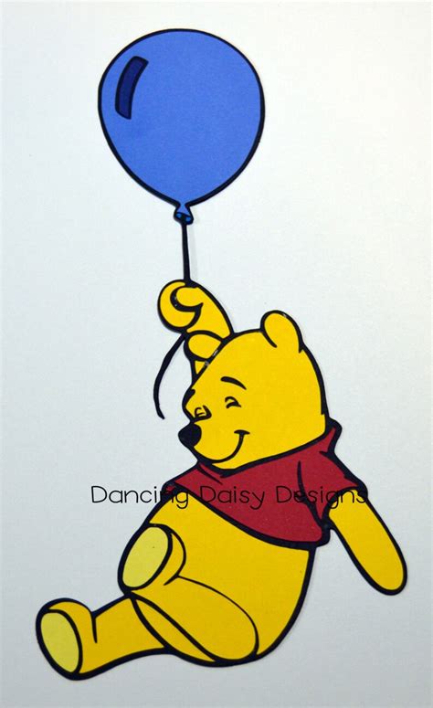 SVG DIGITAL FILE Disney Winnie the Pooh With balloon | Etsy