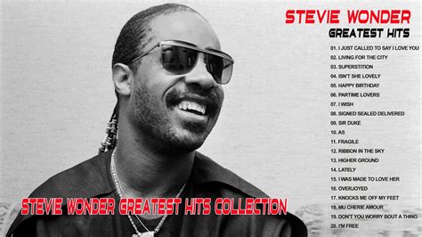 Stevie Wonder Greatest Hits Collection Best Of Songs Stevie Wonder