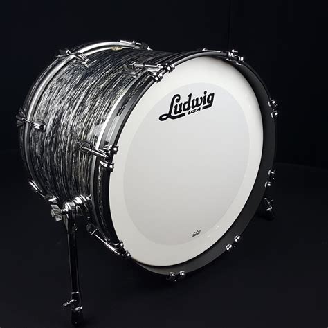 Ludwig Classic Maple 20 12 14 3pc Shell Pack Vintage Black Oyster 83031