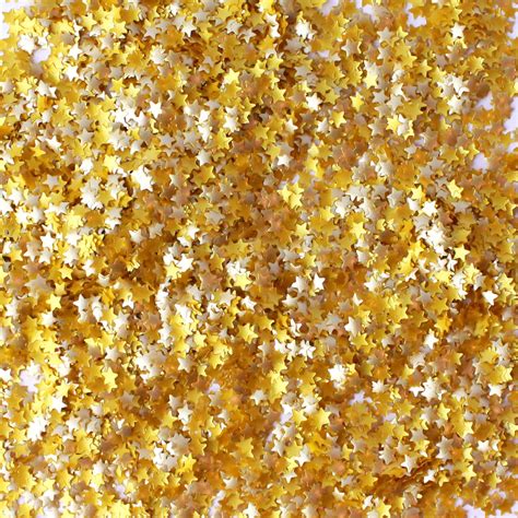 Gold Glitter Stars - Sprinkle Pop