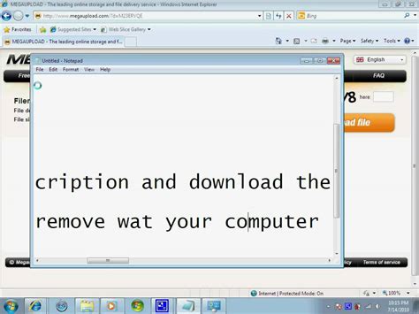 How To Get Rid Of Windows 7 Activation With Removewat Youtube