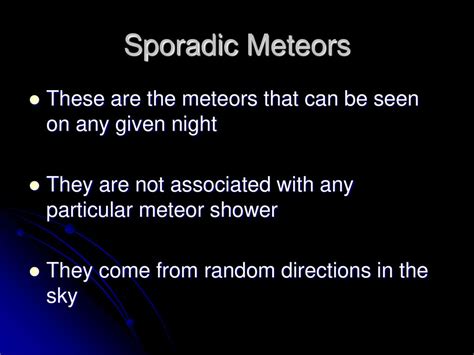 Meteors And Meteor Showers Ppt Download