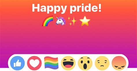 Facebook Gay Pride Flag Emoji Only Available To Select Users