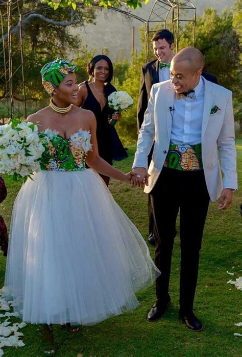 The Best South African Wedding Couples With Asweety Dress And Suit
