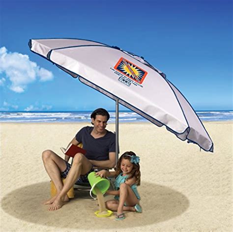 Rio Gear Rio Brands Beach Total Sun Block Umbrella With Sand Anchor 7