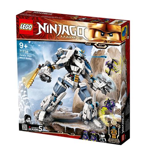 Lego Ninjago Legacy Zanes Titan Mech Toy 71738 Harrods Uk