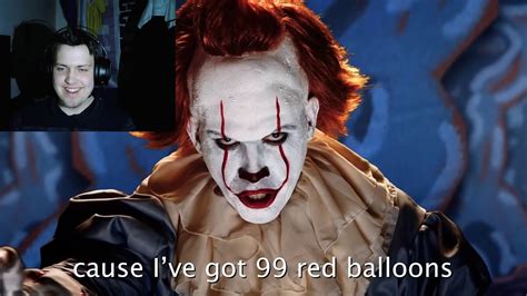 joker vs pennywise epic rap battles of history reaction youtube