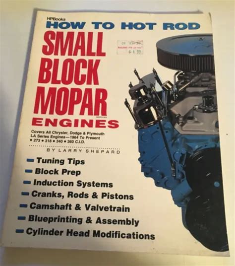 How To Hot Rod Small Block Mopar Engines Picclick