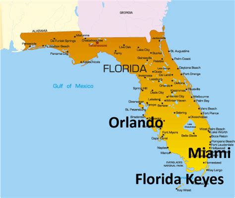 Florida Keys Map Showing Attractions And Accommodation