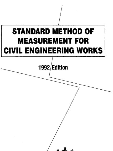 Standard Method Of Measurement For Civil Engineering Works Pdf