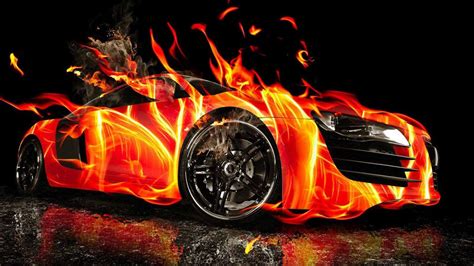 Fire Cars Wallpapers Wallpaper Cave