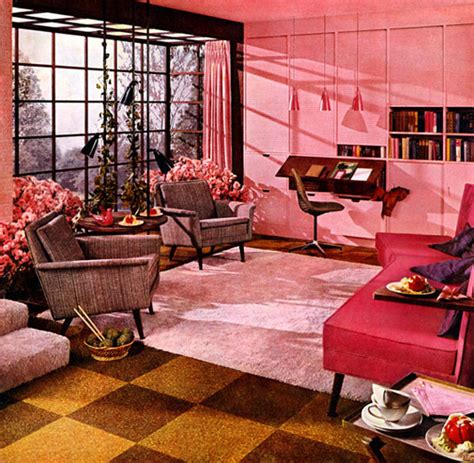 A Look At 1950′s Interior Design Art Nectar