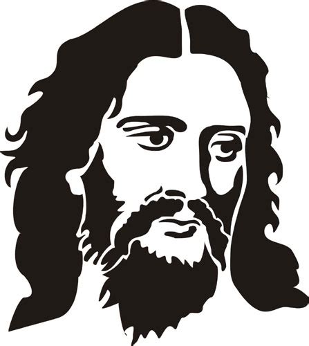 Jesus Figure Stencil Design From Stencil Kingdom