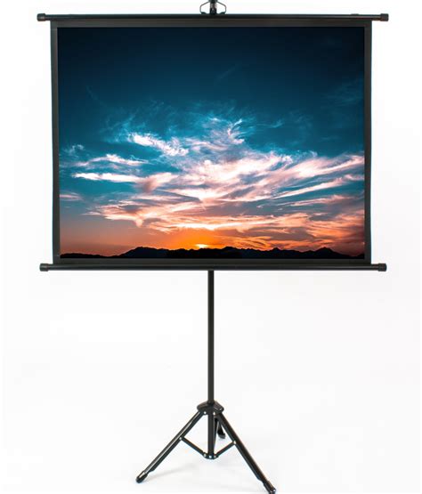 Vivo 50 Mini Portable Projector Screen 43 Projection Pull Up Foldable