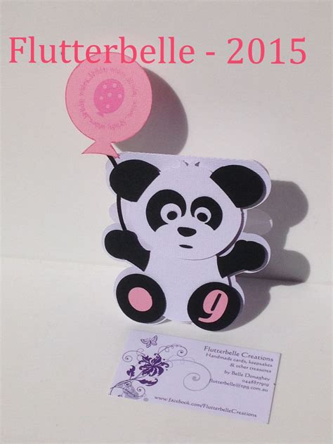 Check spelling or type a new query. Custom made panda card using Pazzles Craft room file (With ...