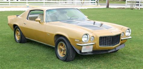 Placer Gold 1972 Gm Chevrolet Camaro Rs Z28 Paint Cross Reference