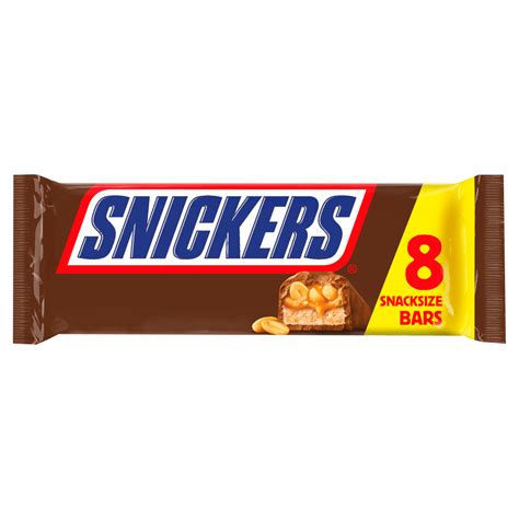 SNICKERS Chocolate Snack Size Bars Multipack 8 X 35 5g SNICKERS