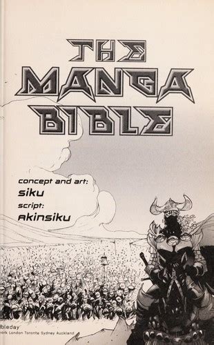The Manga Bible By Siku Open Library