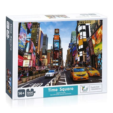 Iesafy Times Square 1000 Piece Jigsaw Puzzle Children Adult Times