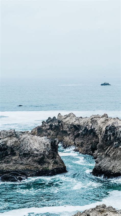 1440x2560 Ocean Bay Shore Rocks Surf Bodega Bay California Q