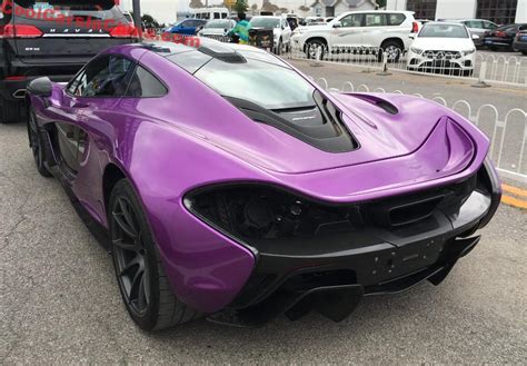 Badass Supercars In China Mclaren P1 In Purple