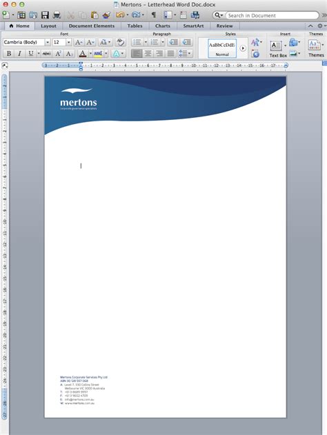 How to format a word document. Letterhead Design for Matthew Rowe by GLOW creative ...
