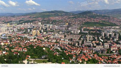 Aerial Shot Of Old Town; Sarajevo On June 11, 2013 Stock ...