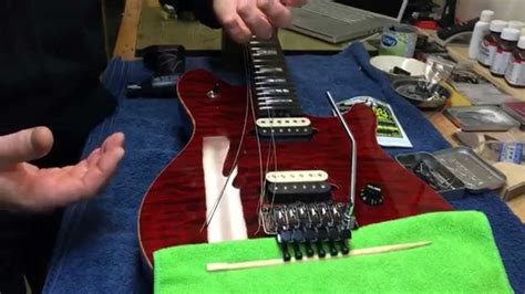 Changing Strings On Locking Tremolo System Floyd Rose Or Licensed Copy