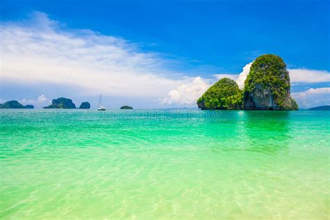 Clear Water Beach In Thailand Stock Image Image Of Krabi Summer